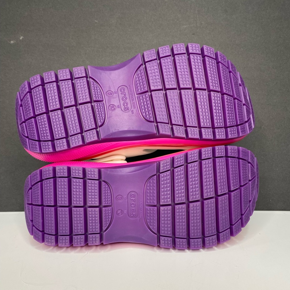Crocs Classic Mega Crush Sandal Unisex Thick Soled Sandals W 10 M 8 NWT NEW** - Picture 6 of 10